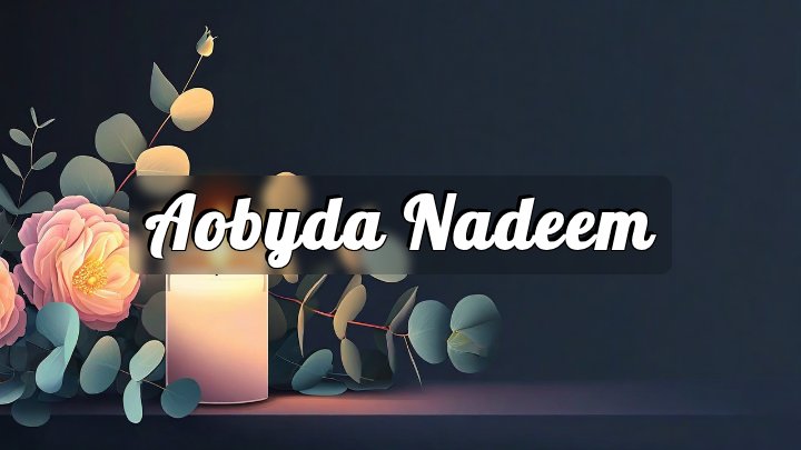Aobyda Nadeem, Blendon Township, OH