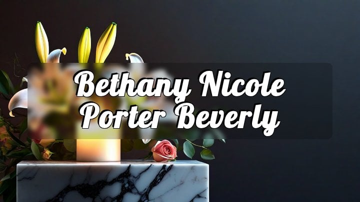 Bethany Nicole Porter Beverly, Rural Hall, North Carolina