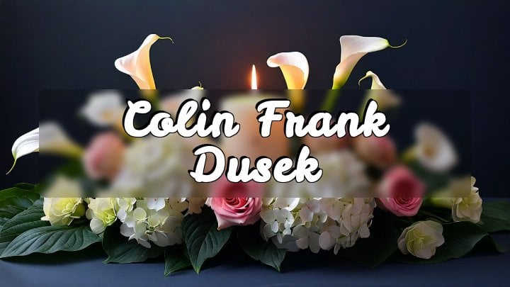 Colin Frank Dusek, Sealy, Texas