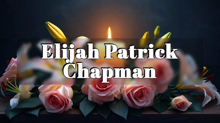 Elijah Patrick Chapman, Anderson County, South Carolina
