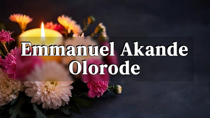 Emmanuel Akande Olorode