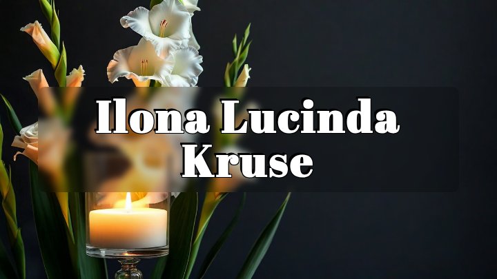 Ilona Lucinda Kruse