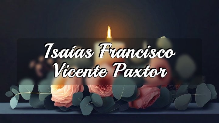 Isaías Francisco Vicente Paxtor, San Carlos Sija, Quetzaltenango, Guatemala