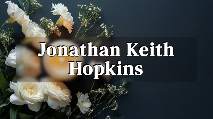 Jonathan Keith Hopkins, Manning, South Carolina