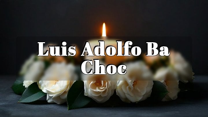 Luis Adolfo Ba Choc, Poughkeepsie, New York