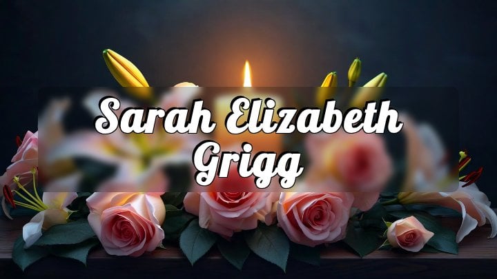 Sarah Elizabeth Grigg, Gastonia, North Carolina