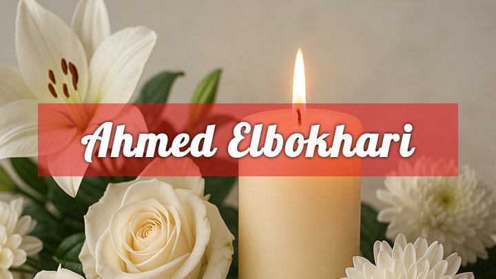 ahmed elbokhari mount prospect il obituary