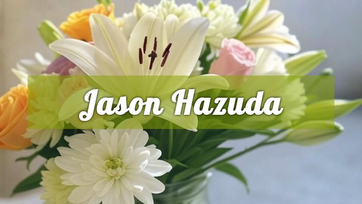 Jason E. Hazuda, Greensburg, PA