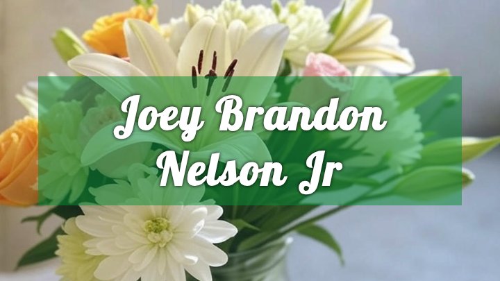 Joey Brandon Nelson Jr., Waycross, GA