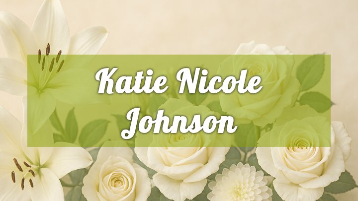 Katie Nicole Johnson, Madison, GA