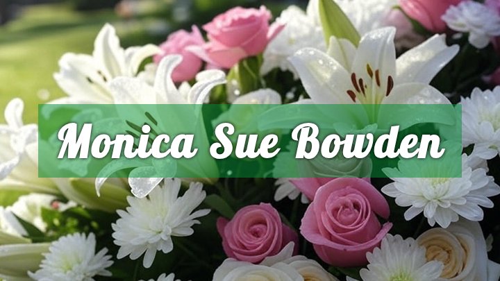 Monica Sue Bowden, Redford, MI