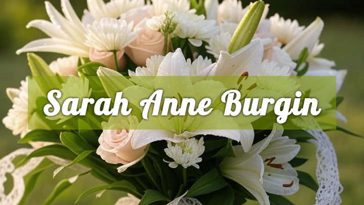 Sarah Anne Burgin, Rogersville, TN