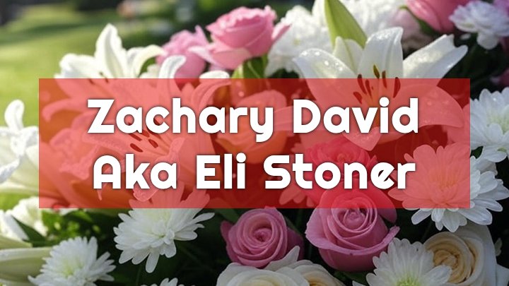 Zachary David A.K.A. Eli Stoner, Indianapolis, IN
